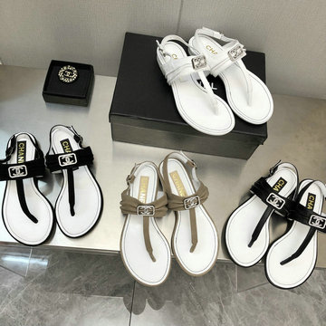 シャネル CHANEL 26-CHJ22037　2022年秋冬最新入荷 サマーサンダル フリップフロップ スライドサンダル フラットミュール ビーチサンダル レディースシューズ