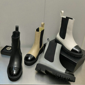 シャネル CHANEL 26-CHJ22040　2022年秋冬最新入荷 ショートブーツ ローヒールシューズ 厚底 レディースシューズ カジュアルシューズ 靴