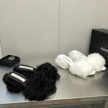 シャネル CHANEL 26-CHJ22043　2022年秋冬最新入荷 ローヒールミュール ブロックヒール サマーサンダル レディースシューズ 暖かい スライドサンダル