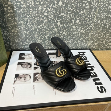 グッチ GUCCI 26-GGJ22046　2022年最新入荷 ダブルG付き ウィメンズ スライドサンダル スリッパ スライドサンダル ローヒールミュール レディースシューズ 靴 ピンヒール