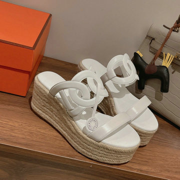 商品名称：エルメス HERMES 26-HEJ22011Q　2021年最新入荷 ウェッジソールミュール フラットサンダル 厚底 スリッパ サマーサンダル レディースシューズ