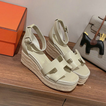 エルメス HERMES 26-HEJ22012PH　2022年最新入荷 ウェッジソールサンダル プラットフォーム サンダル 厚底 サマーサンダル レディースシューズ