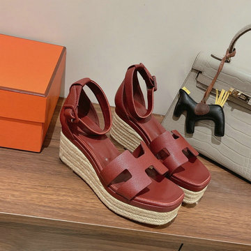 エルメス HERMES 26-HEJ22012SJ　2022年最新入荷 ウェッジソールサンダル プラットフォーム サンダル 厚底 サマーサンダル レディースシューズ