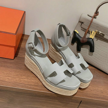 エルメス HERMES 26-HEJ22012SL　2022年最新入荷 ウェッジソールサンダル プラットフォーム サンダル 厚底 サマーサンダル レディースシューズ