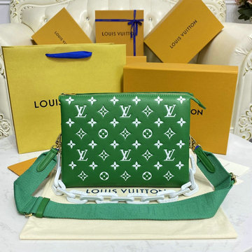 商品名称：ルイヴィトン LOUISVUITTON 057-M20760　2022年最新入荷 クッサン PM 斜め掛け ショルダーバッグ クロスボディバッグ ウィメンズバッグ ラムレザー