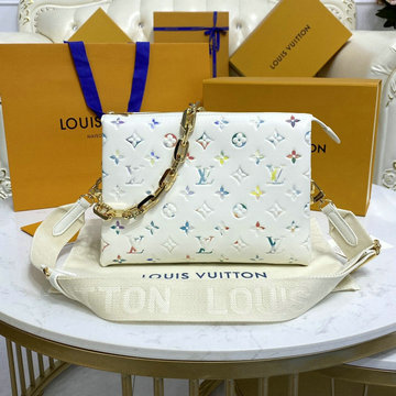 ルイヴィトン LOUISVUITTON 057-M21209　2022年最新入荷 クッサン PM 斜め掛け ショルダーバッグ クロスボディバッグ ウィメンズバッグ ラムレザー