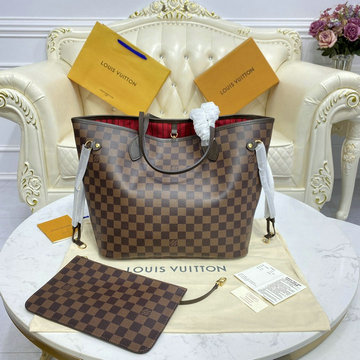 ルイヴィトン LOUISVUITTON 057-N41358　2022年最新入荷 ネヴァーフルMM アイコンバッグ トートバッグ ハンドバッグ トップハンドルバッグ レディースかばん ダミエキャンパス
