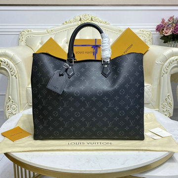 ルイヴィトン LOUISVUITTON 057-M44733　2022年最新入荷 グランサック トートバッグ ハンドバッグ トップハンドルバッグ ショッピングバッグ モノグラム エクリプス キャンバス
