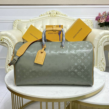 ルイヴィトン LOUISVUITTON 057-M43886 2019年最新入荷 キーポル バンドリエール 50 ボストンバッグ モノグラムチタニウム ショルダーバッグ