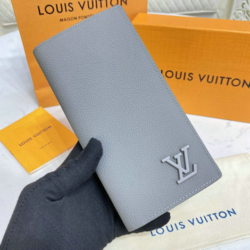 商品名称：ルイヴィトン LOUISVUITTON 057-M69980H　2022年最新入荷 ポルトフォイユ ブラザ 二つ折り長財布 ロングウォレット 札入れ カードポケット アエログラム レザー