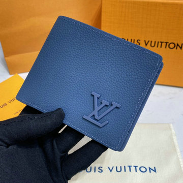 ルイヴィトン LOUISVUITTON 057-M81026L　2022年最新入荷 ポルトフォイユ ミュルティプル 二つ折り短財布 ショートウォレット 札入れ カードポケット アエログラムレザー