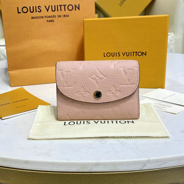 ルイヴィトン LOUISVUITTON 057-M81520　2022年最新入荷 ポルトモネ ロザリ 小銭入れ コインケース 短財布 カードケース 名刺入れ モノグラム アンプラント レザー