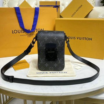 ルイヴィトン LOUISVUITTON 057-M81522H　2022年最新入荷 Sロック ヴェルティカル ウエアラブル ウォレット 斜め掛け ショルダーバッグ フォンケース モノグラム マカサー