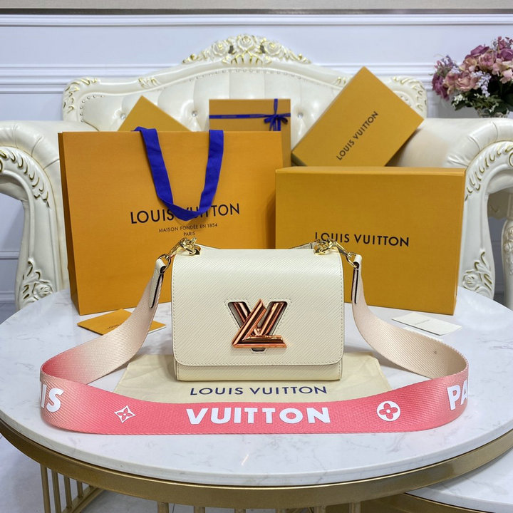 ルイヴィトン LOUISVUITTON 057-M59687　2022年最新入荷 ツイスト MM トップハンドルバッグ トートバッグ 2way 斜め掛け ショルダーバッグ クロスボディバッグ