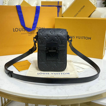 ルイヴィトン LOUISVUITTON 057-M81524　2022年最新入荷 Sロック ヴェルティカル ウエアラブル ウォレット 斜め掛け ショルダーバッグ フォンケース トリヨンレザー