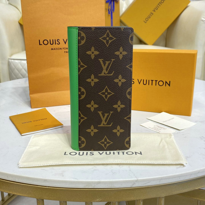 ルイヴィトン LOUISVUITTON 057-M81539　2022年最新入荷 ポルトフォイユ ブラザ NM 二つ折り長財布 ロングウォレット カードケース 札入れ モノグラム マカサー