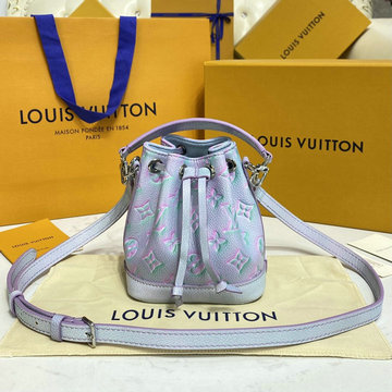 商品名称：ルイヴィトン LOUISVUITTON 057-M81626　2022年最新入荷 ナノ ノエ バケットバッグ ショルダーバッグ トートバッグ ドローストリングバッグ レディースかばん