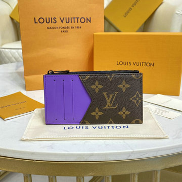 ルイヴィトン LOUISVUITTON 057-M81628Z　2022年最新入荷 コインカード ホルダー 小銭入れ カードケース コインケース ジッピーウォレット モノグラム マカサー