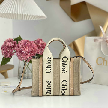 クロエ CHLOE GH-CLE7666YMF　2022年最新入荷 Woody スモール トートバッグ ハンドバッグ 2way 斜め掛け ショルダーバッグ クロスボディバッグ