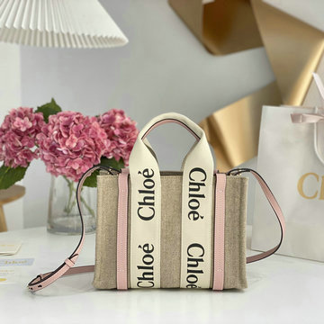 クロエ CHLOE GH-CLE7666YYF　2022年最新入荷 Woody スモール トートバッグ ハンドバッグ 2way 斜め掛け ショルダーバッグ クロスボディバッグ