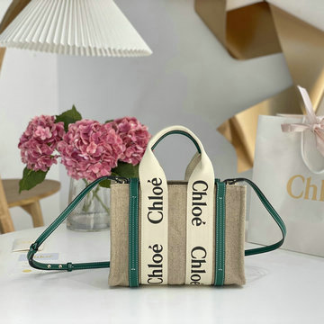 クロエ CHLOE GH-CLE7666YZG　2022年最新入荷 Woody スモール トートバッグ ハンドバッグ 2way 斜め掛け ショルダーバッグ クロスボディバッグ