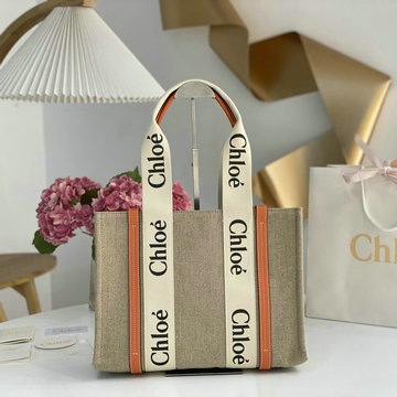 クロエ CHLOE GH-CLE7888YCS　2022年最新入荷 Woody ミディアム トートバッグ ハンドバッグ 2way 斜め掛け ショルダーバッグ クロスボディバッグ