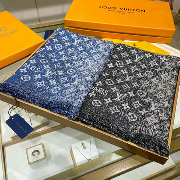 ルイヴィトン LOUISVUITTON AN-WJLV22017　2022年最新入荷 マフラー ショール スカーフ カシミヤ M77461