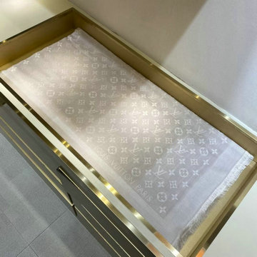 ルイヴィトン LOUISVUITTON AN-WJLV22023HS　2022年最新入荷 マフラー ショール スカーフ シルク ウール M71336