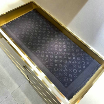 ルイヴィトン LOUISVUITTON AN-WJLV22023TH　2022年最新入荷 マフラー ショール モノグラム スカーフ シルク ウール M74752