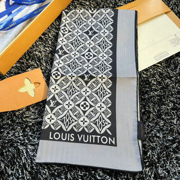 ルイヴィトン LOUISVUITTON AN-WJLV22035　2022年最新入荷 since 1854 マフラー スクエア ショール ストール シルク