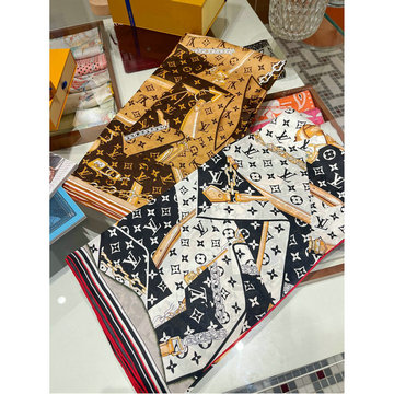 ルイヴィトン LOUISVUITTON AN-WJLV22039　2022年最新入荷 マフラー スクエア ショール ストール シルク