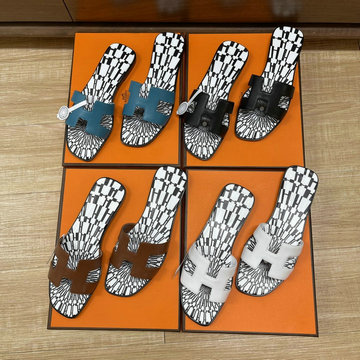 エルメス HERMES 99-HEJ22020　2022年秋冬最新入荷 サンダル オラン スライドサンダル フラットミュール スリッパ レディースシューズ レザー