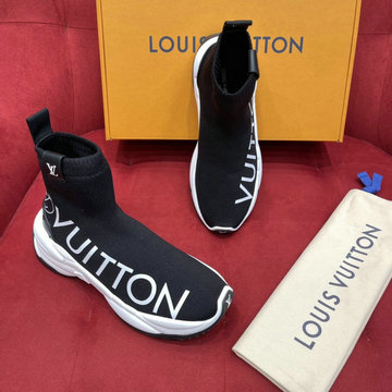 ルイヴィトン LOUISVUITTON 99-LVJ22040　2022年秋冬最新入荷 LV スクァッド ライン スニーカー 1A9RXI ソックス ショートブーツ フラットシューズ