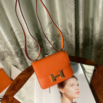 エルメス HERMES 063-H108214SSJCS　2022最新入荷 コンスタンス ミニバッグ 斜め掛け ショルダーバッグ クロスボディバッグ レディースかばん エプソン