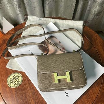 エルメス HERMES 063-H108214SSJDH　2022最新入荷 コンスタンス ミニバッグ 斜め掛け ショルダーバッグ クロスボディバッグ レディースかばん エプソン