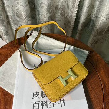 エルメス HERMES 063-H108214SSJHY　2022最新入荷 コンスタンス ミニバッグ 斜め掛け ショルダーバッグ クロスボディバッグ レディースかばん エプソン