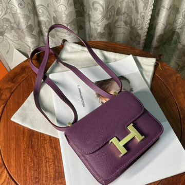 エルメス HERMES 063-H108214SSJHZ　2022最新入荷 コンスタンス ミニバッグ 斜め掛け ショルダーバッグ クロスボディバッグ レディースかばん エプソン