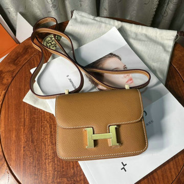エルメス HERMES 063-H108214SSJZS　2022最新入荷 コンスタンス ミニバッグ 斜め掛け ショルダーバッグ クロスボディバッグ レディースかばん エプソン