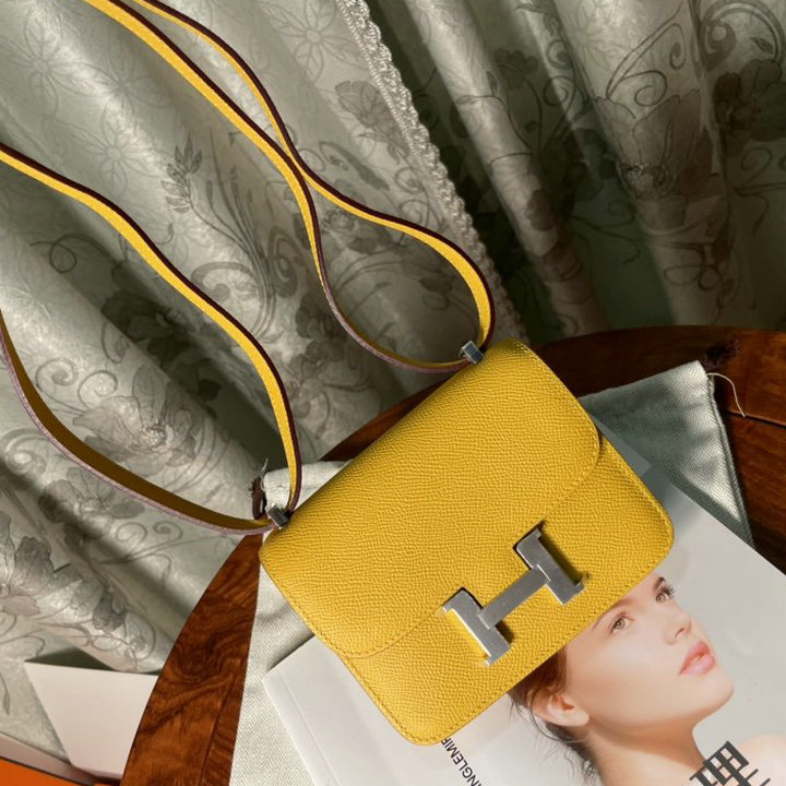 商品名称：エルメス HERMES 063-H108214SSYHY　2022最新入荷 コンスタンス ミニバッグ 斜め掛け ショルダーバッグ クロスボディバッグ レディースかばん エプソン