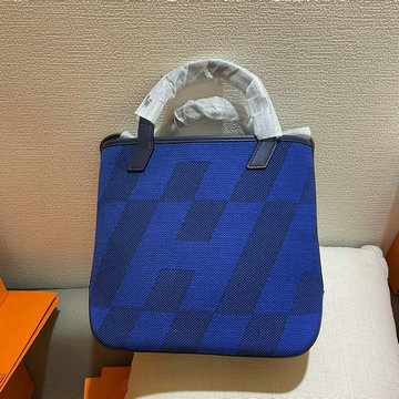 エルメス HERMES 063-HBA27BLS　2022最新入荷 カバス アンビエ 27 トートバッグ ハンドバッグ 2way ショルダーバッグ