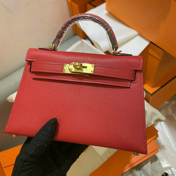 エルメスHERMES 063-HKL19YPJMH　2022最新入荷 ミニ ケリー トップハンドルバッグ トートバッグ ハンドバッグ 2way 斜め掛け ショルダーバッグ