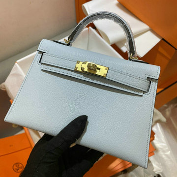 エルメスHERMES 063-HKL19YPJSL　 2022最新入荷 ミニ ケリー トップハンドルバッグ トートバッグ ハンドバッグ 2way 斜め掛け ショルダーバッグ レディースかばん