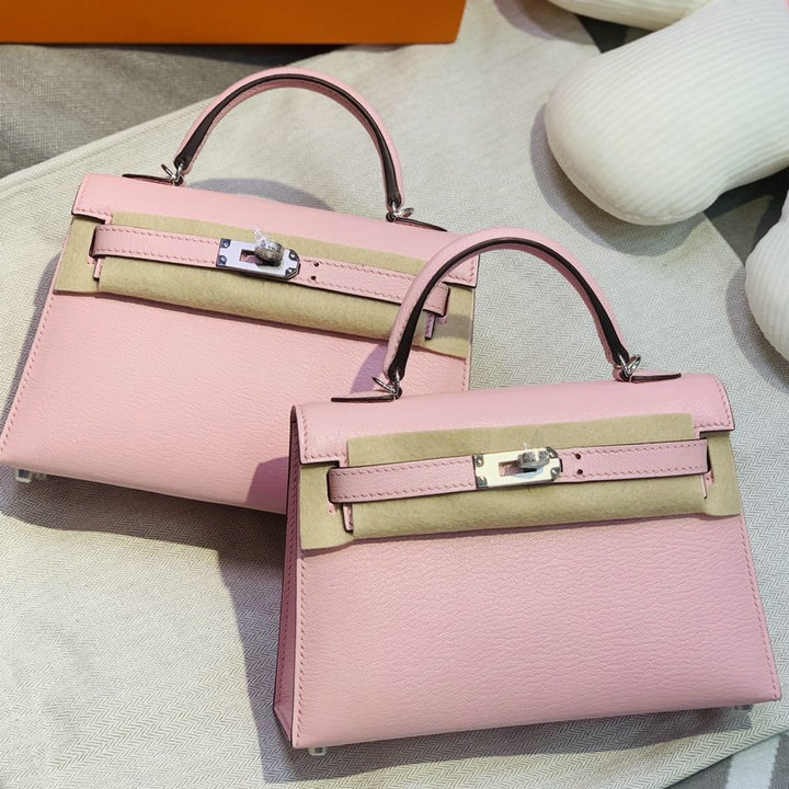 エルメスHERMES 063-HKL19YPYQF　2022最新入荷 ミニ ケリー トップハンドルバッグ トートバッグ ハンドバッグ 2way 斜め掛け ショルダーバッグ レディースかばん