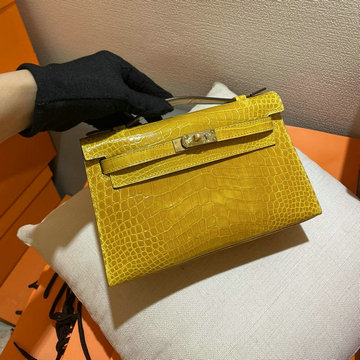 エルメスHERMES 063-HKL22EGJHY　2022最新入荷 ケリー ミニバッグ トップハンドルバッグ トートバッグ ハンドバッグ 2way 斜め掛け ショルダーバッグ レディースかばん