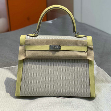エルメスHERMES 063-HKL25BSPYQY　2022最新入荷 ケリー トップハンドルバッグ トートバッグ ハンドバッグ 2way 斜め掛け ショルダーバッグ レディースかばん