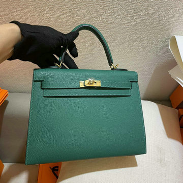 エルメス HERMES 063-HKL25SSJDG　2022最新入荷 ケリー トップハンドルバッグ トートバッグ ハンドバッグ 2way 斜め掛け ショルダーバッグ レディースかばん