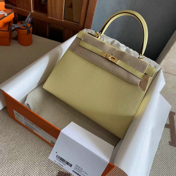 エルメス HERMES 063-HKL25SSQJXY　2021年最新入荷 ケリー トップハンドルバッグ トートバッグ ハンドバッグ レディースかばん エプソン