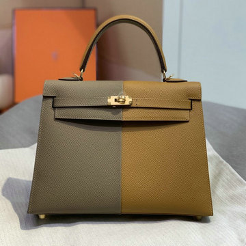 エルメス HERMES 063-HKL25SZPJHZ　2021年最新入荷 ケリー トップハンドルバッグ トートバッグ ハンドバッグ レディースかばん エプソン