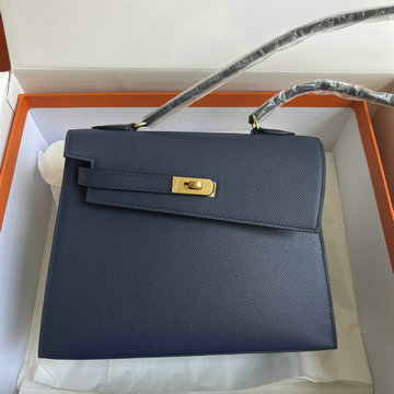 エルメス HERMES 063-HKL5080SJBL　2022年最新入荷 ケリー トップハンドルバッグ トートバッグ ハンドバッグ レディースかばん