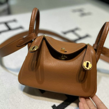 エルメス HERMES 063-HLD19SFPJJZ　2022年最新入荷 ミニ リンディ 斜め掛け ショルダーバッグ クロスボディバッグ スクエアバッグ レディースかばん